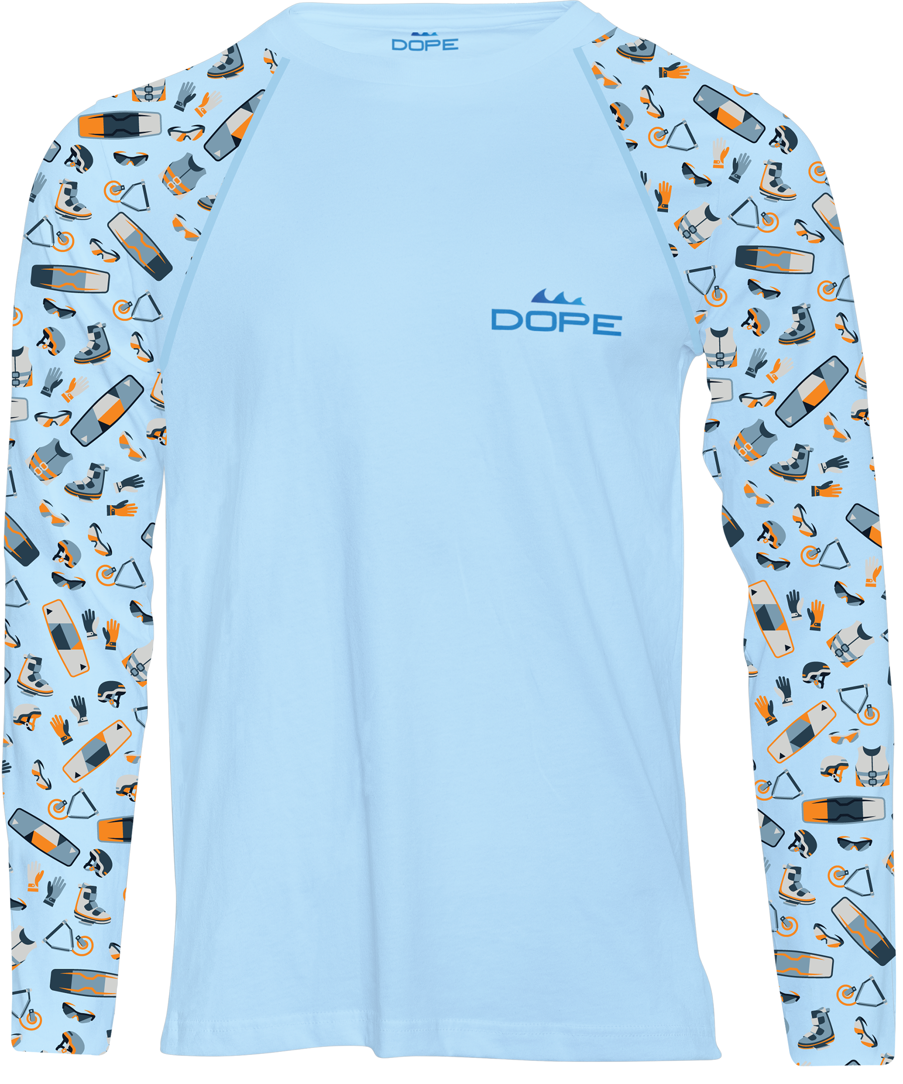 Wake Boarding - Long Sleeve Performance T-shirt